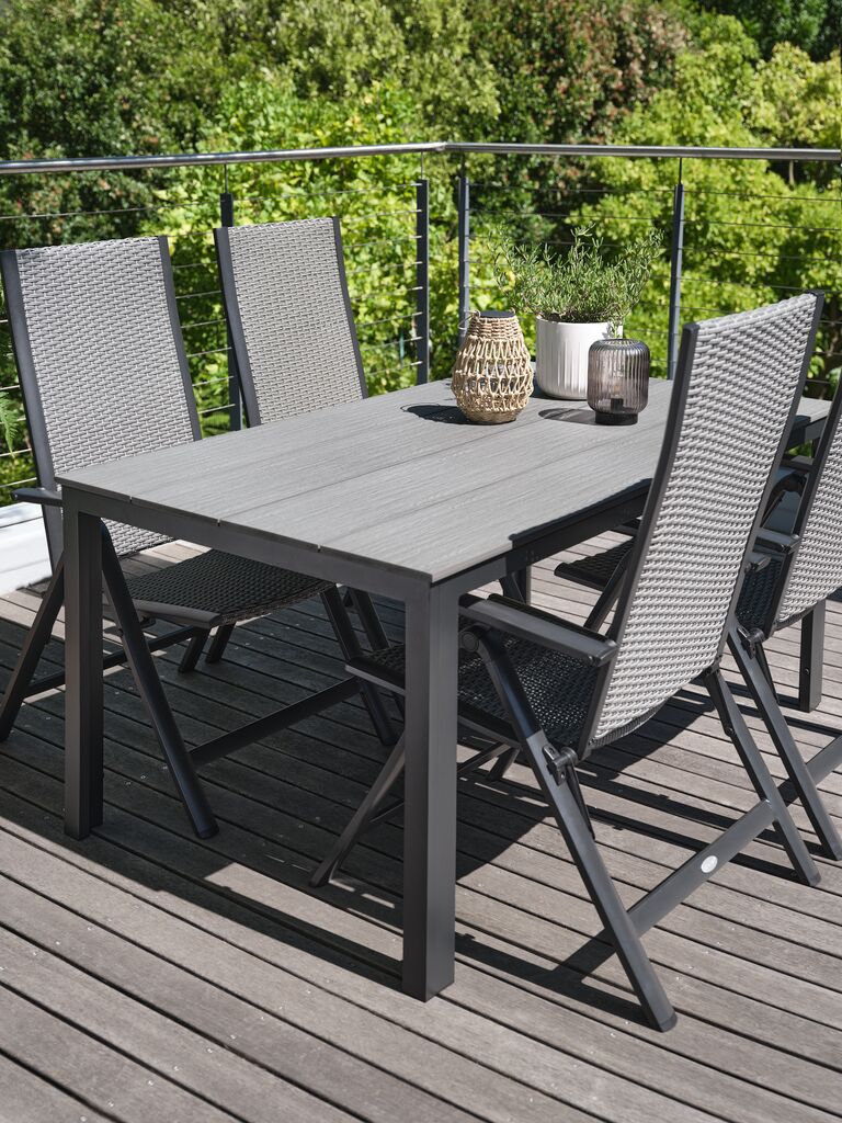 Gartentisch MARIELYST B90xL150 grau