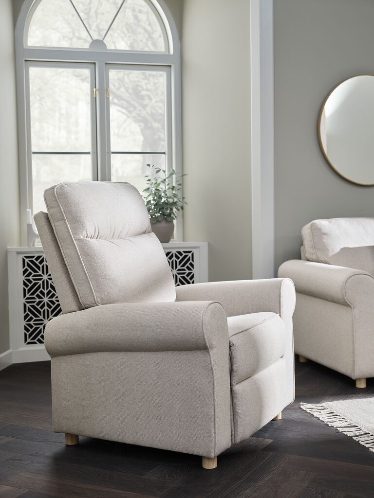 Relaxsessel FERRITSLEV beige Stoff