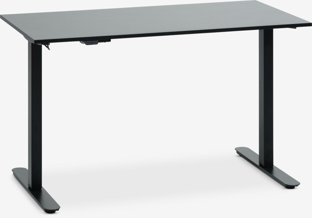 Höhenverstellbarer Schreibtisch SVANEKE 60x120 schwarz