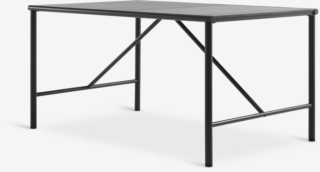 Gartentisch VIERLI B90xL149 schwarz