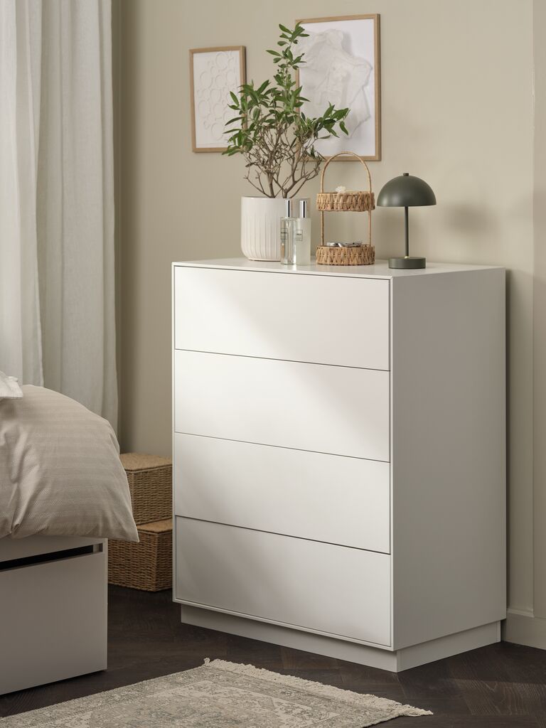4 Schubladen Kommode VITTRUP weiß
