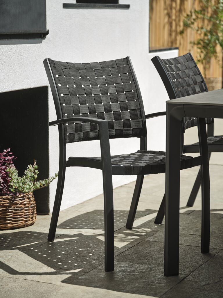 Gartentisch KUMLA B95xL150 grau