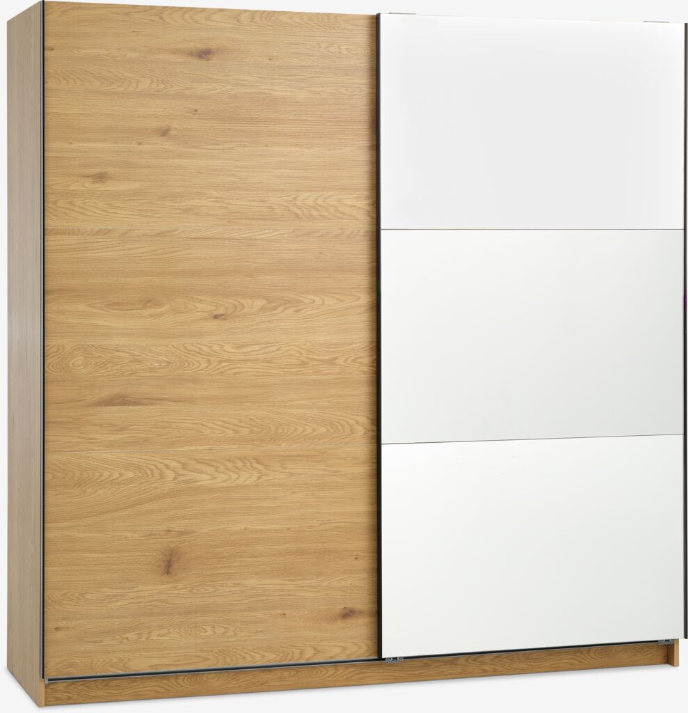 Kleiderschrank RABERG 200x200 m/Spiegel Eiche