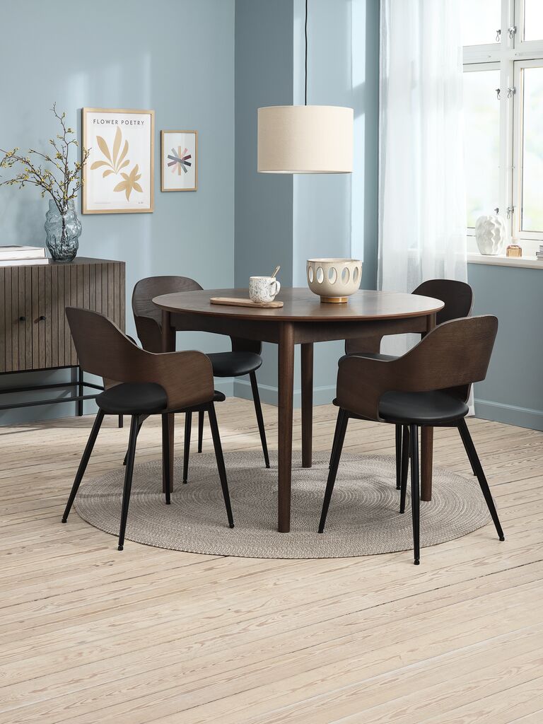 Esstisch MARSTRAND Ø110/110x200 Eiche dunkel
