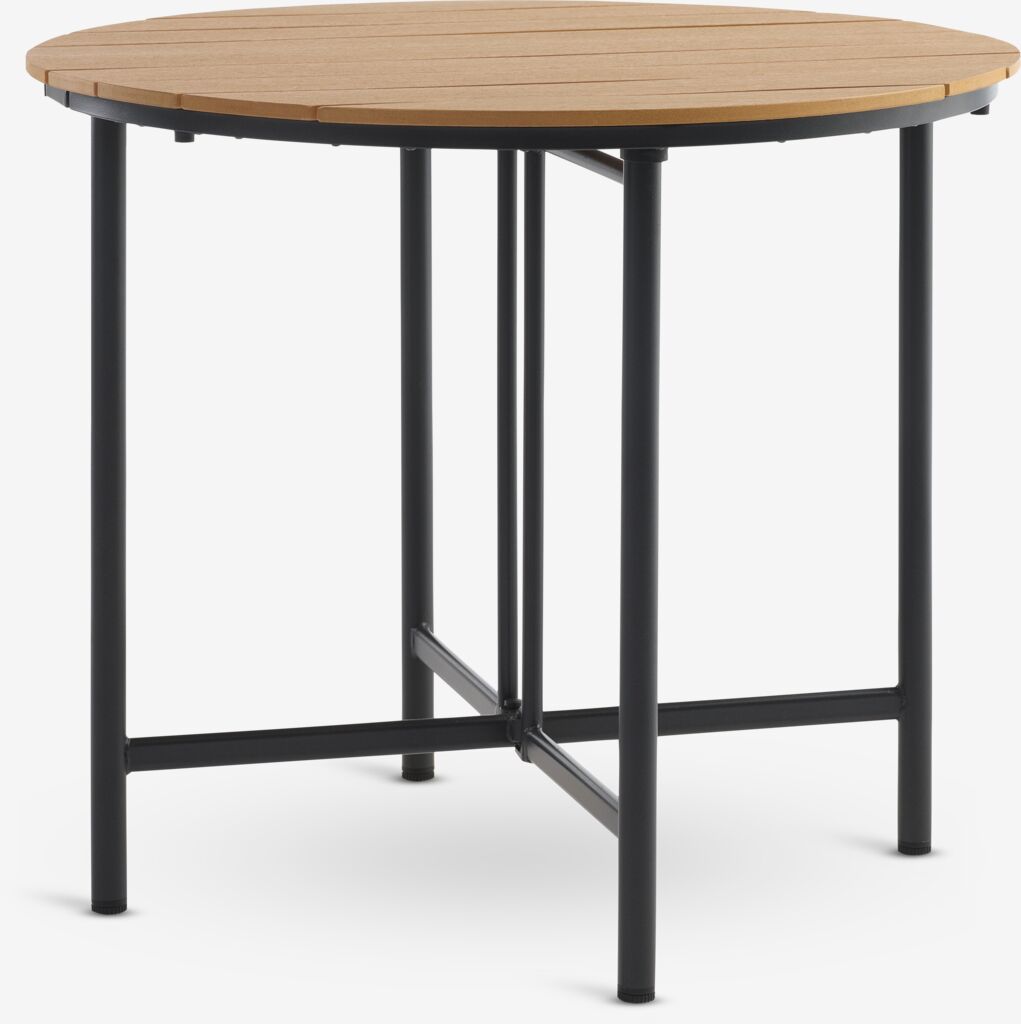 Gartentisch HOVVIG Ø90xL18/90 natur