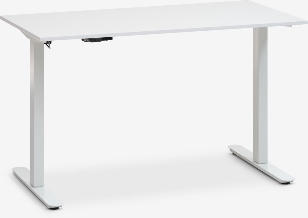 Höhenverstellbarer Schreibtisch SVANEKE 60x120 weiß