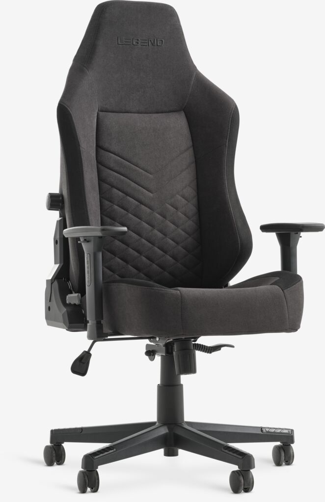 Gaming-Stuhl ABILDAA Stoff anthrazit