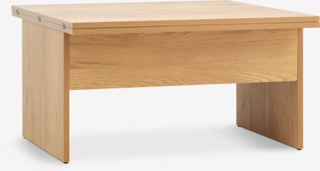 Couchtisch VARDE L80/160 aufklappbare Platte Eiche warm