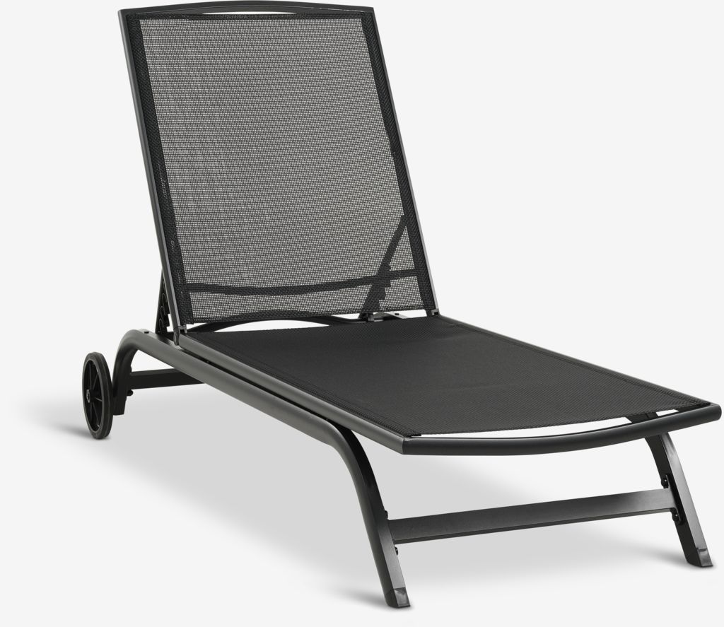 Sonnenliege HANSTHOLM B76xL202 schwarz