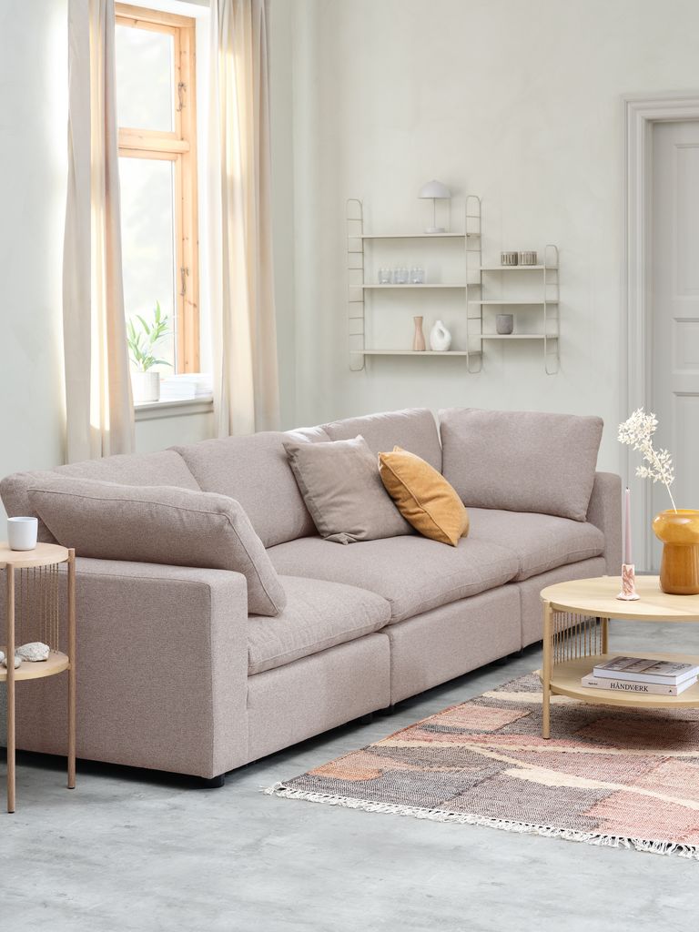 Sofamodul LYBY Eck-/Endmodul Stoff sand