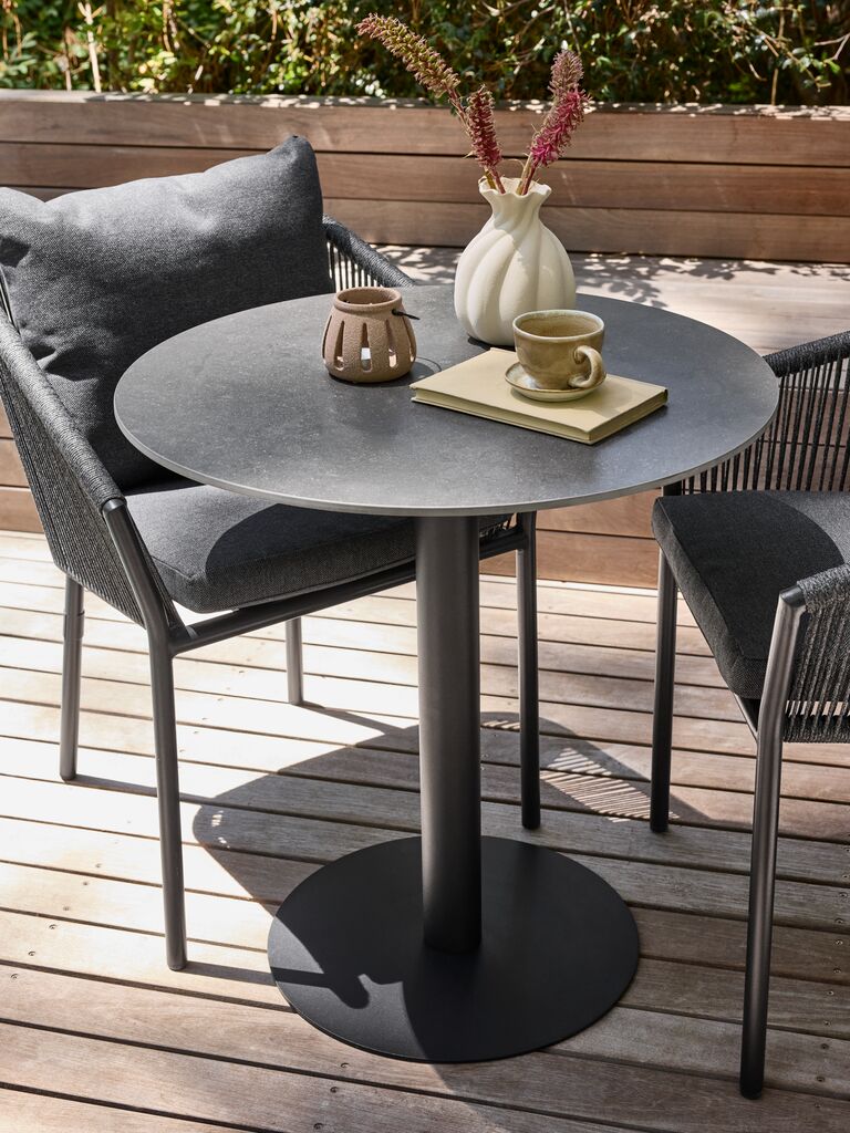 Bistrotisch VAMDRUP Ø70 dunkelgrau