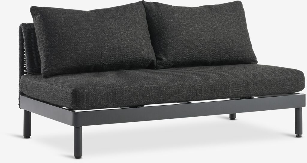 Lounge-Sofa VOSS 2 Pers. schwarz