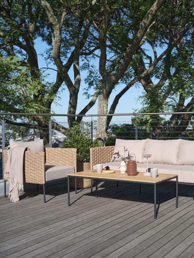 Lounge-Set DAMFENNER 5 Pers. natur