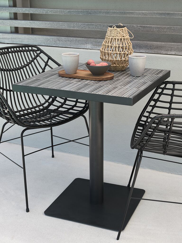 Bistrotisch STENUNGSUND B60xL60 grau