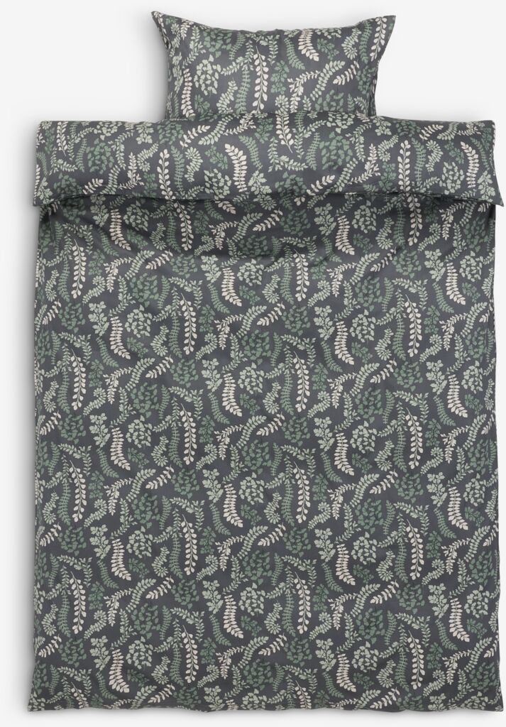 Satin-Bettwäsche GINA 135x200 grün