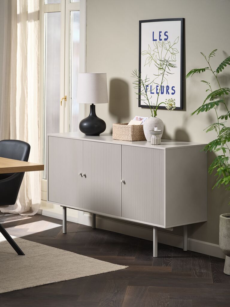 Sideboard OVTRUP 3 Türen beige