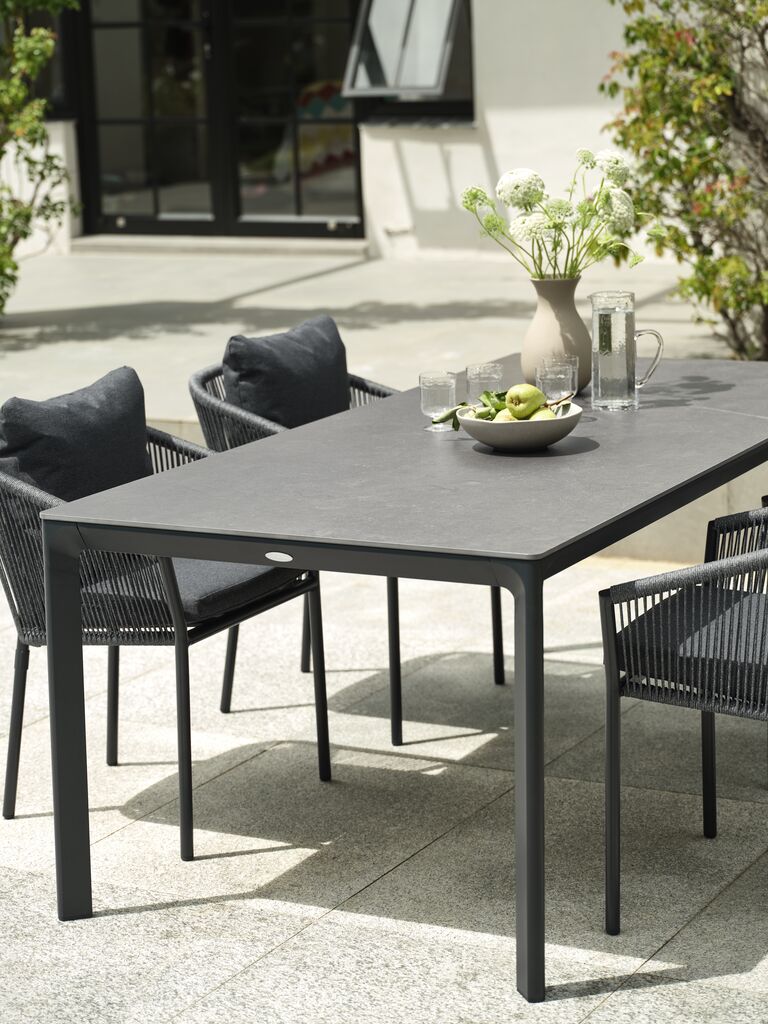 Gartentisch KUMLA B95xL200 grau