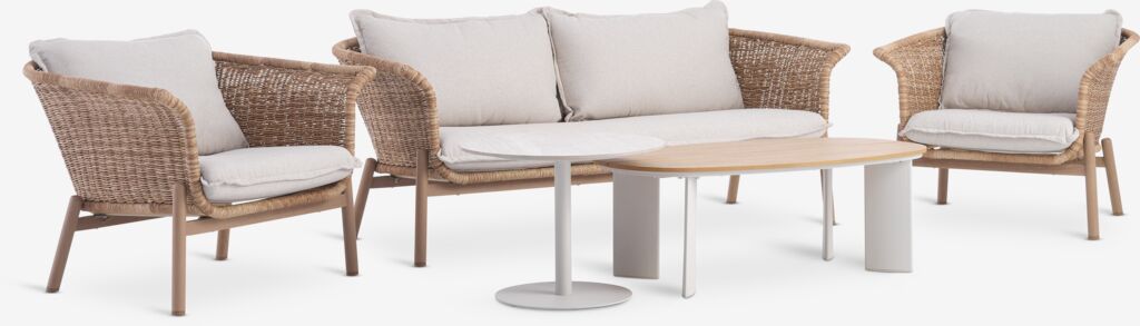 Lounge-Set KOEPING 4,5 Pers. natur