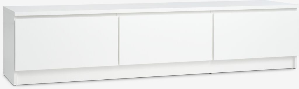 TV-Bank LIMFJORDEN 2 Schubladen 1 Tür weiß