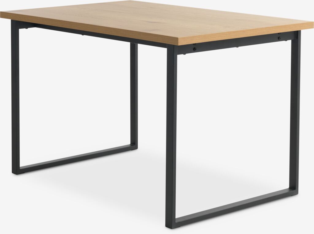Esstisch AABENRAA 80x120 Eiche warm/schwarz