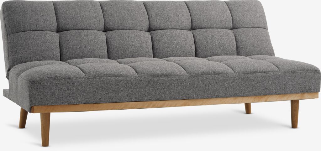 Schlafsofa NEJEDE Stoff hellgrau