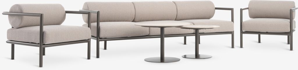 Lounge-Set BRUMUNDDAL 5 Pers. braun